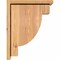 Ekena Millwork Alpine Smooth Corbel w/Backplate, Western Red Cedar, 7 1/2"W x 14"D x 18"H COR08X14X18ALP01SWR - alternate 3